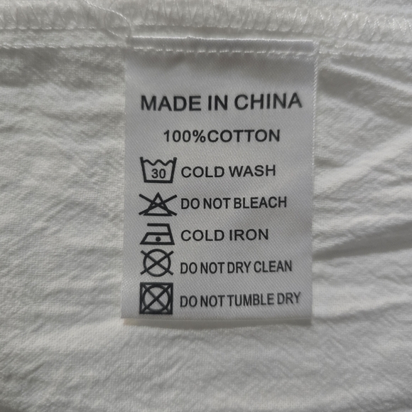 Ivy City Co Santorini White Blue Embroidered Tiered Midi Dress 100% Cotton 2X - Picture 4 of 5